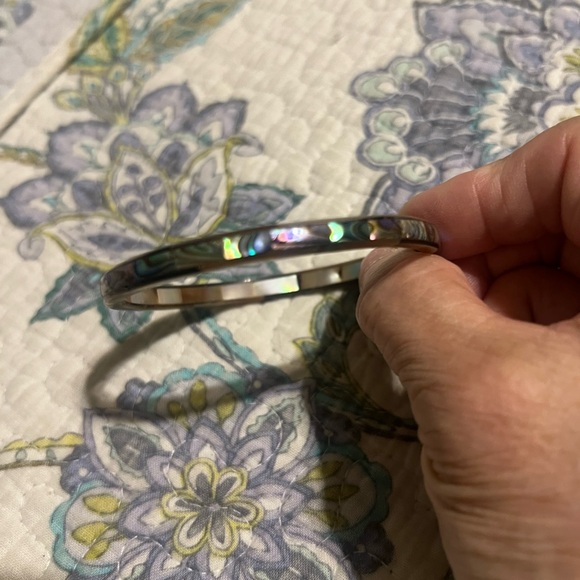 Iridescent Abalone Shell Bangle Bracelet - Women from Fremantle Australia - Picture 2 of 4